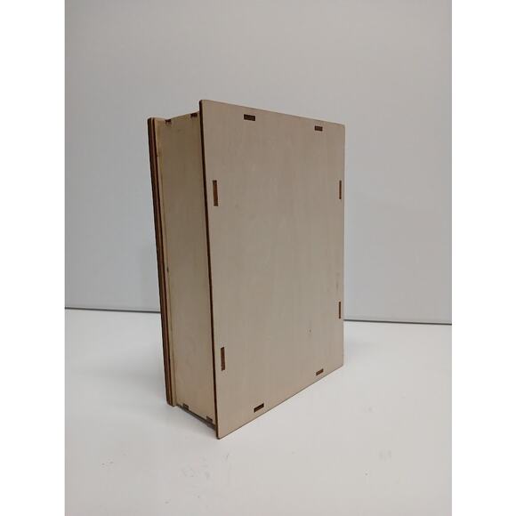 Enchanted Forest Merry Christmas Lighted Wooden Carolers and Church Plywood Book - Picture 4 of 5